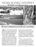 Business Considerations for Private Landowners